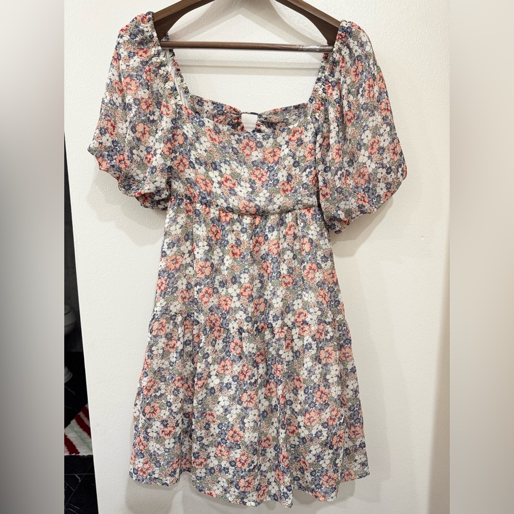 Minkpink Floral Babydoll Mini Dress | Cottagecore Fairycore Romantic